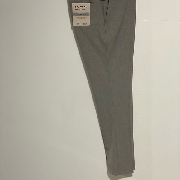 Kenneth Cole® Reaction Skinny Fit Dress Pants with Premium Flex Waistband. - Picture 3 of 6